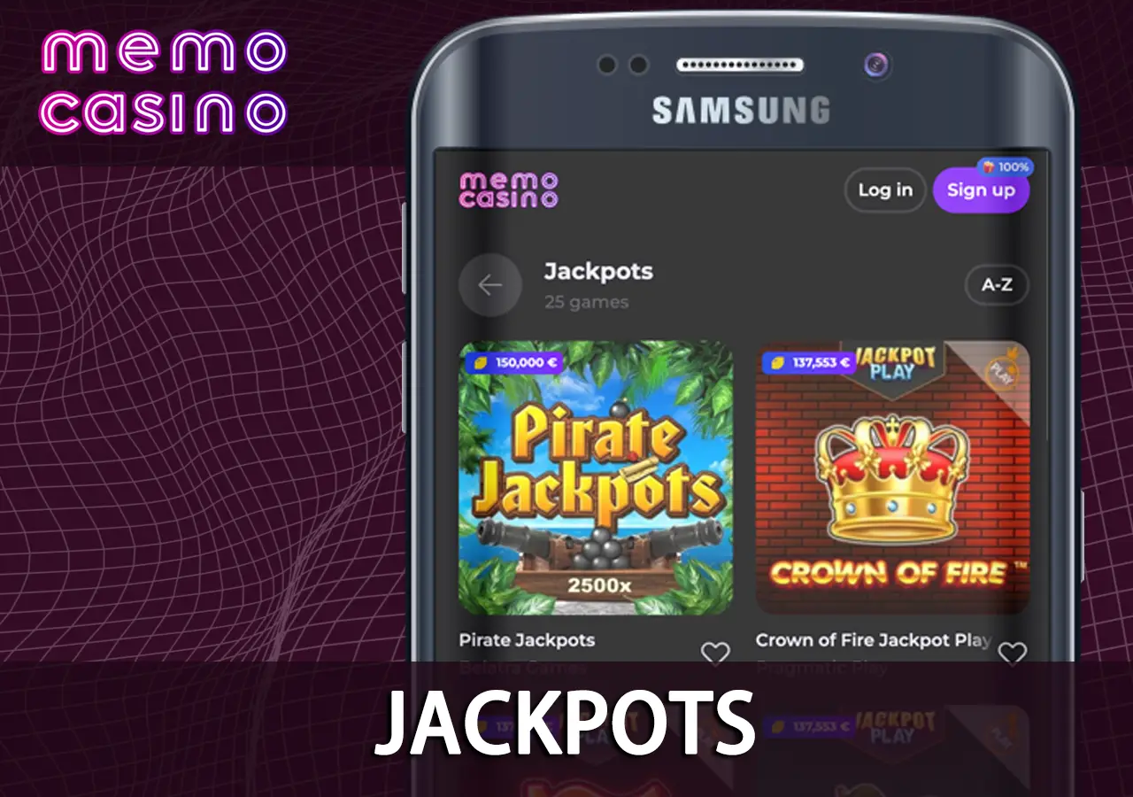 Memo Casino Jackpots Games